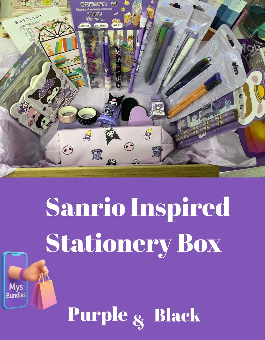 STATIONERY BOX - Kuromi Inspired